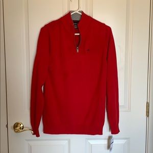 NWT Calvin Klein half zip sweater